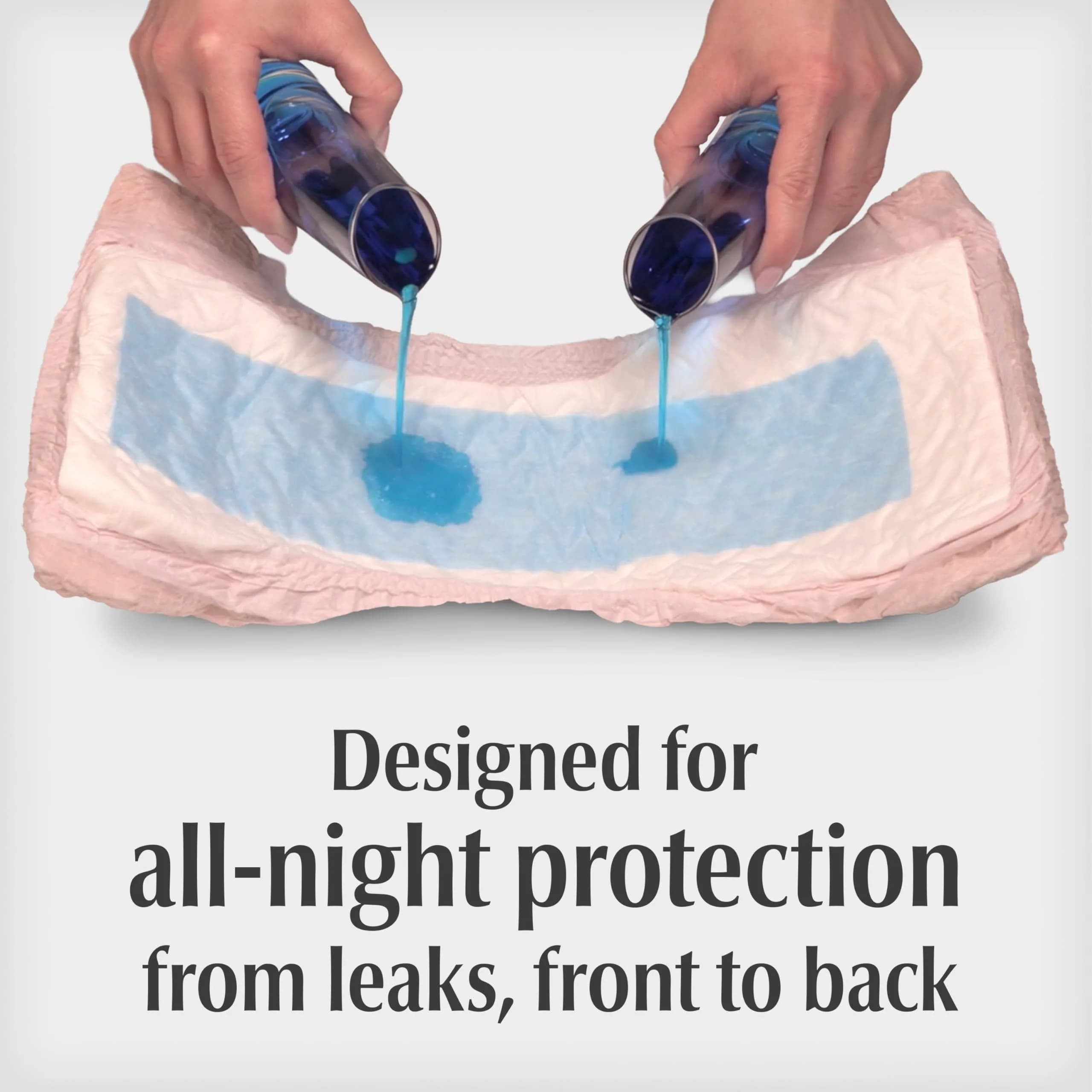 Depend Night Defense Adult Diapers for Women XXL Blush | Overnight Incontinence & Postpartum Bladder Leak Protection - view 7