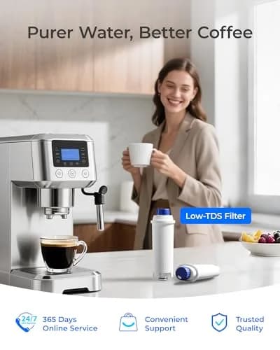 Waterdrop C11 Low-TDS Coffee Filter Replacement for De'Longhi® 4 Pack | Advanced Filtration for Richer Coffee thumbnail 9