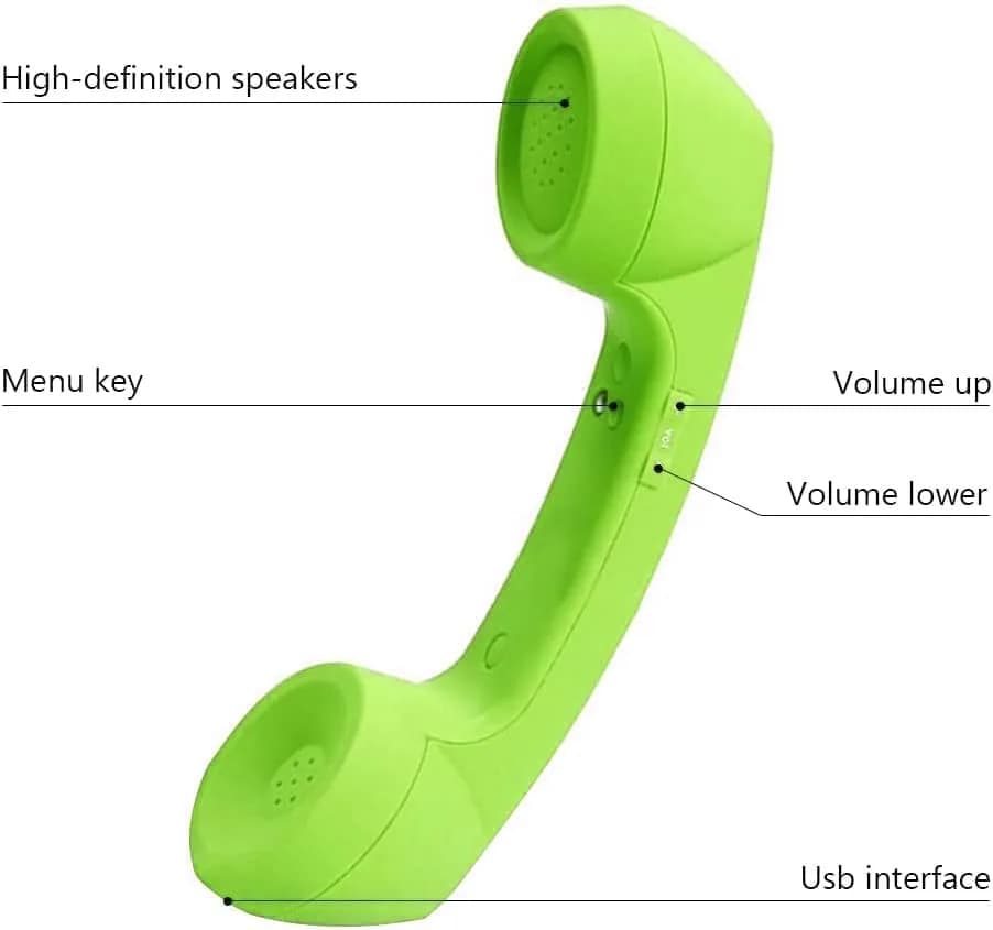 LIONSOUL Retro Bluetooth Handset with USB Charging | 12 Hours Talk Time thumbnail 3