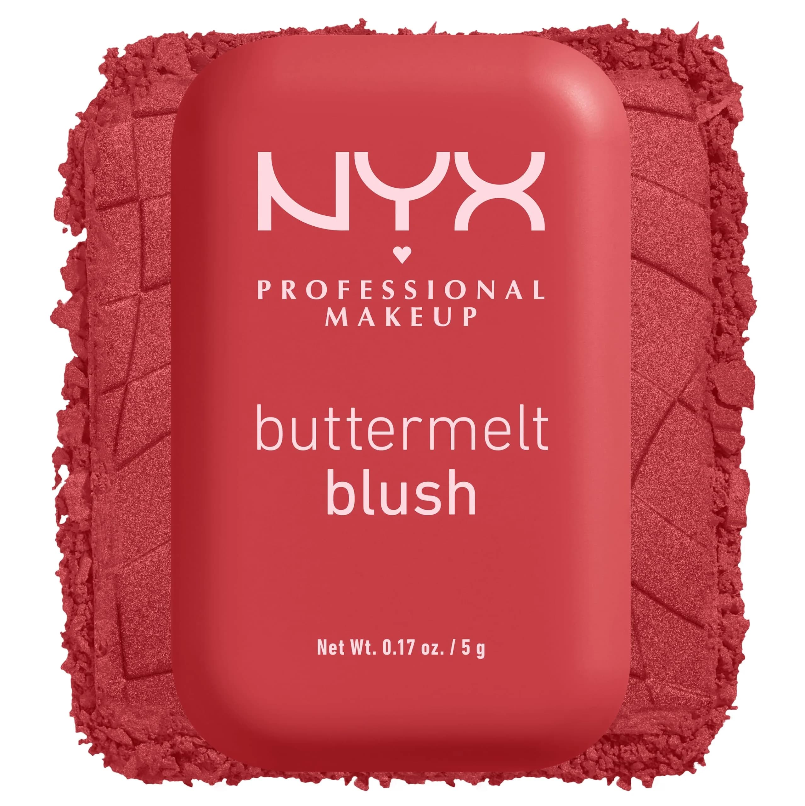 NYX Professional Makeup Buttermelt Blush Powder Butta Than Coral 5g (0.17 oz) | High Pigment Face Makeup — Butta Than Coral