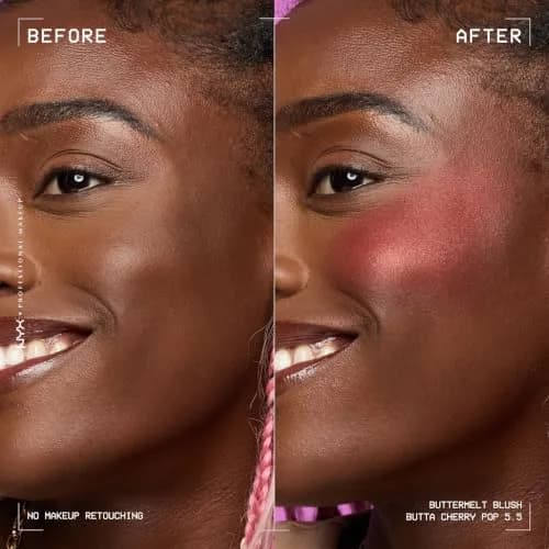 NYX Professional Makeup Buttermelt Blush Powder Butta Than Coral 5g (0.17 oz) | High Pigment Face Makeup thumbnail 5