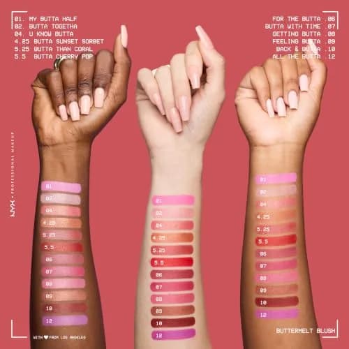 NYX Professional Makeup Buttermelt Blush Powder Butta Than Coral 5g (0.17 oz) | High Pigment Face Makeup thumbnail 7