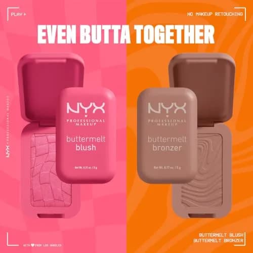NYX Professional Makeup Buttermelt Blush Powder Butta Than Coral 5g (0.17 oz) | High Pigment Face Makeup thumbnail 9