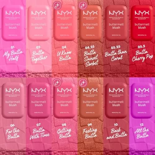 NYX Professional Makeup Buttermelt Blush Powder Butta Than Coral 5g (0.17 oz) | High Pigment Face Makeup thumbnail 2