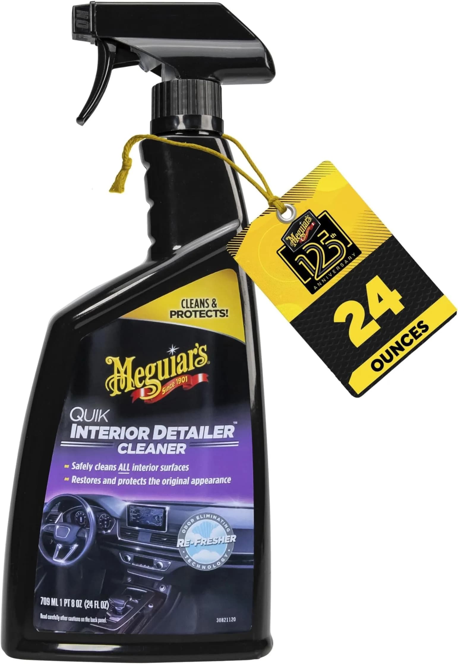 Meguiar's Quik Interior Detailer Cleaner 24 Fl Oz (Pack of 6) | Cleans & Protects All Interior Surfaces - main product image
