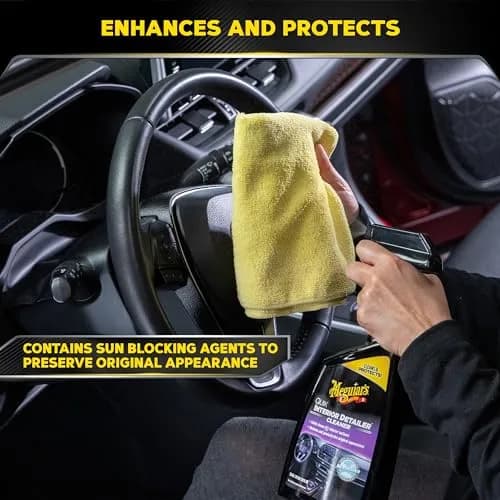 Meguiar's Quik Interior Detailer Cleaner 24 Fl Oz (Pack of 6) | Cleans & Protects All Interior Surfaces thumbnail 6