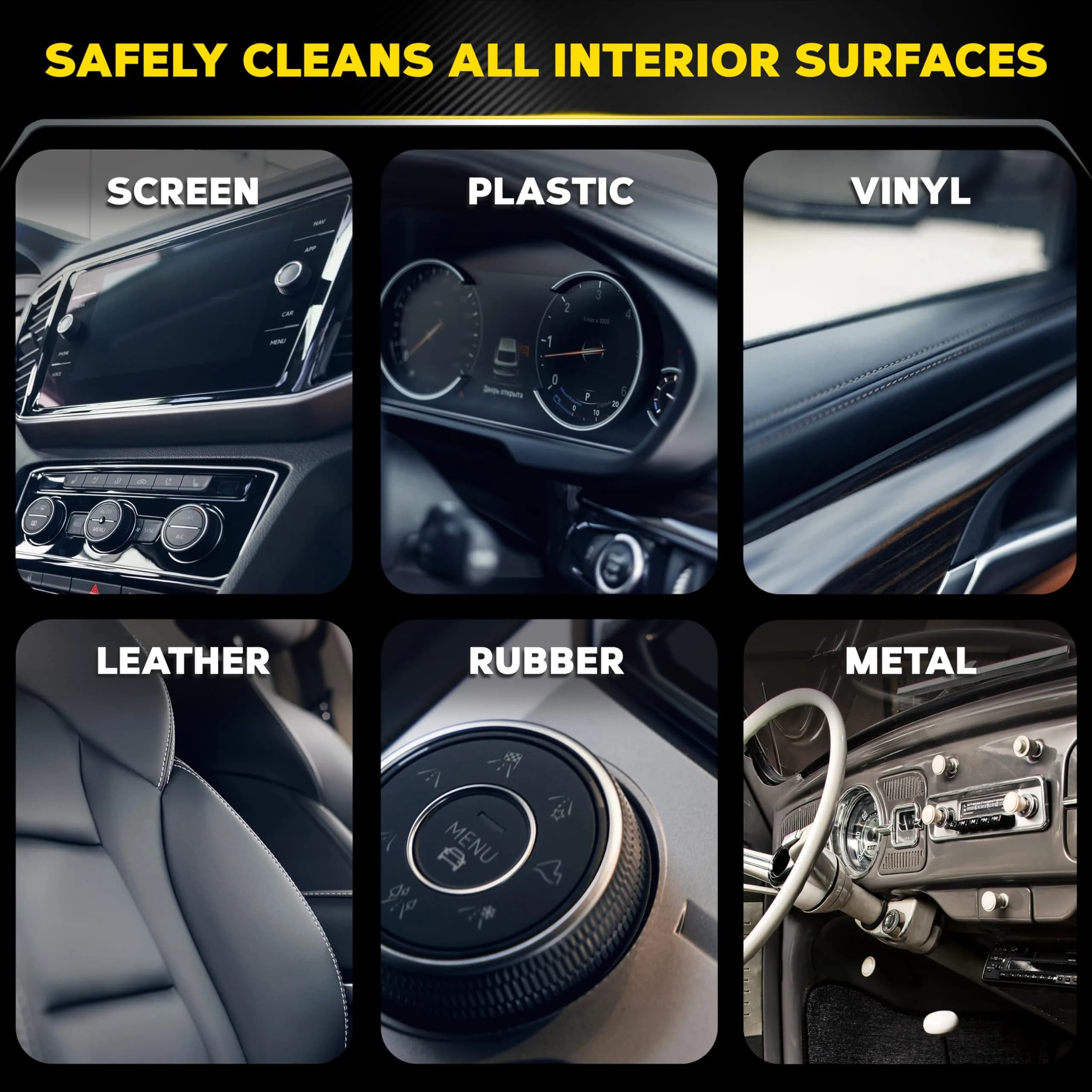 Meguiar's Quik Interior Detailer Cleaner 24 Fl Oz (Pack of 6) | Cleans & Protects All Interior Surfaces - view 3