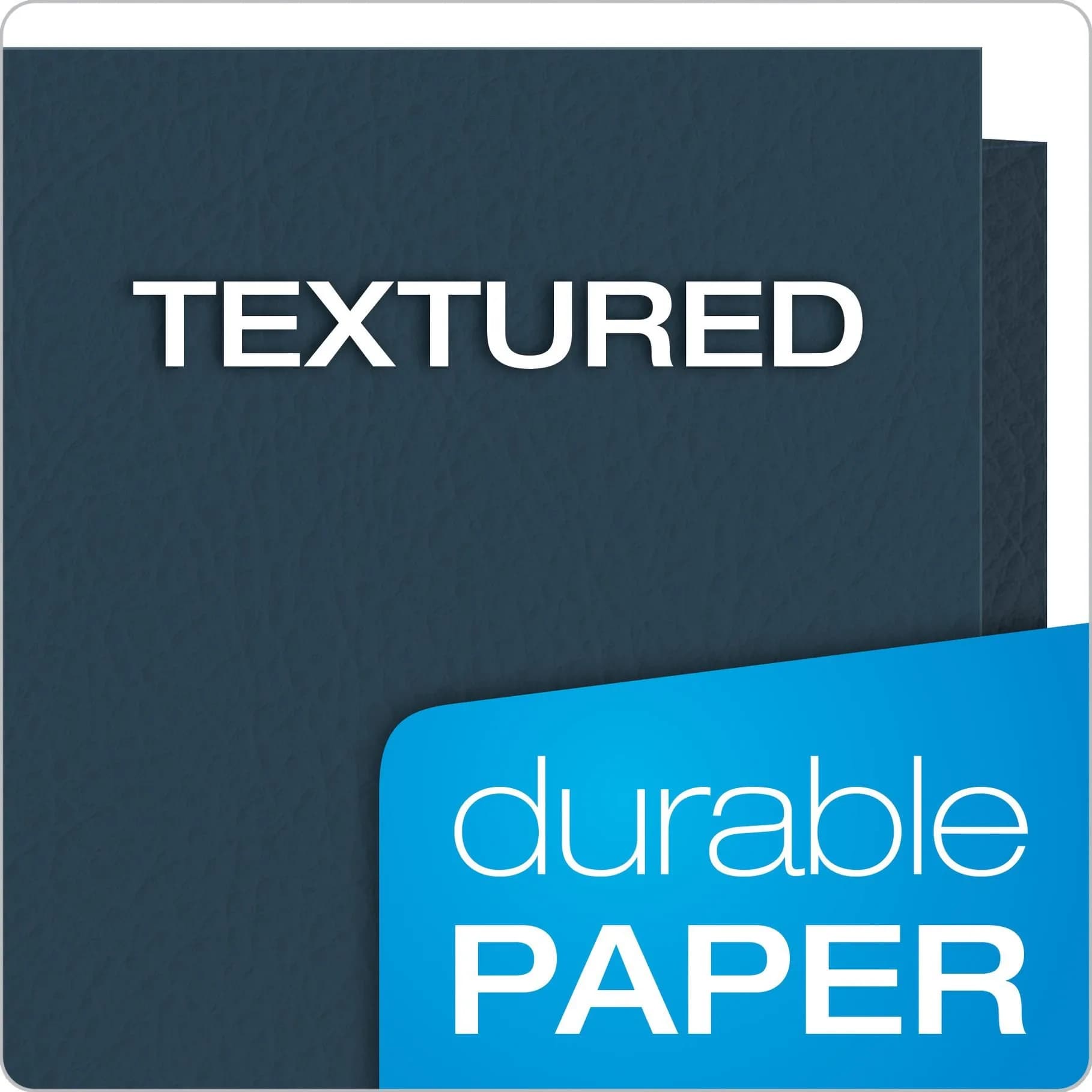 Oxford Twin-Pocket Folders, Dark Blue, Letter Size, 125 Count | Heavy Textured Paper for Students & Office - view 4