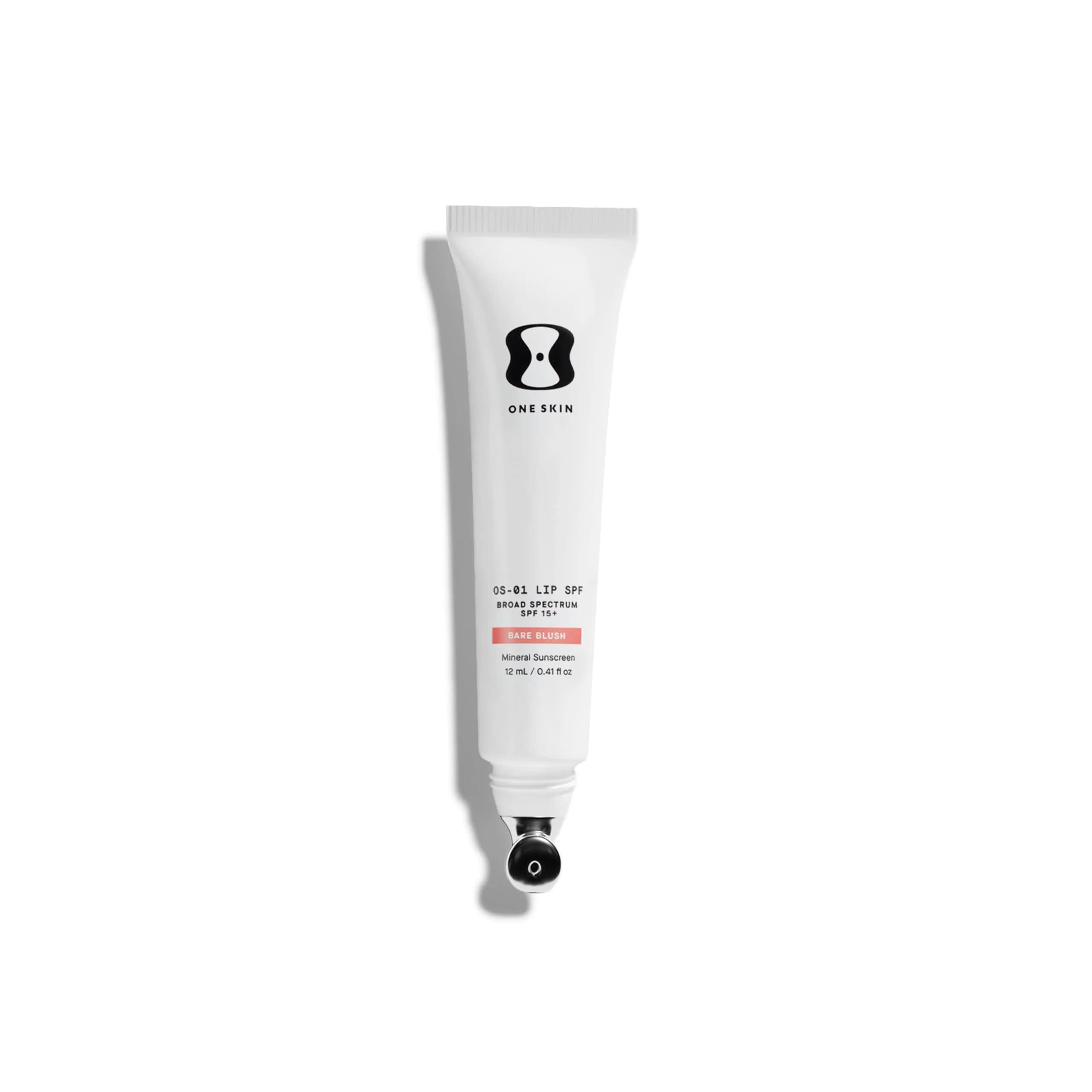 oneskin Lip SPF 15 Hydrating Balm | Broad Spectrum Mineral Sun Protection, Peptide Support, Unscented (70-120 chars) — Bare Blush