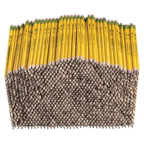 Ticonderoga Wood-Cased Pencils, Pre-Sharpened, HB #2, Yellow, 2000 Pencils Total | Trusted by Teachers for Over 100 Years thumbnail 6