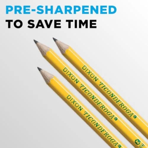 Ticonderoga Wood-Cased Pencils, Pre-Sharpened, HB #2, Yellow, 2000 Pencils Total | Trusted by Teachers for Over 100 Years thumbnail 9