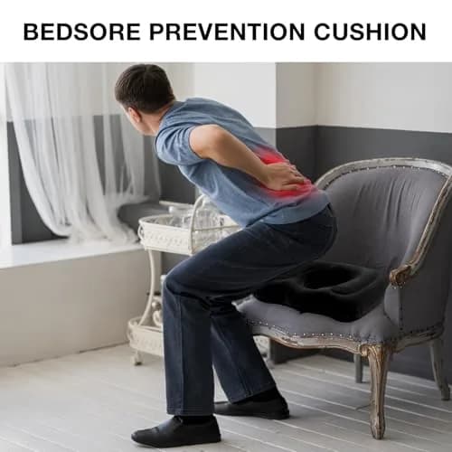 Leinuosen Inflatable Seat Cushion 18.1'' x 15.7'' x 4.7'' | Portable, Adjustable for Comfort thumbnail 4