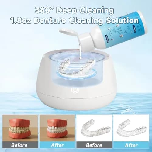 kunphy Ultrasonic Retainer Cleaner Solution 50ml (1.8 Fl Oz) | Professional Dental Appliance Cleaning thumbnail 4