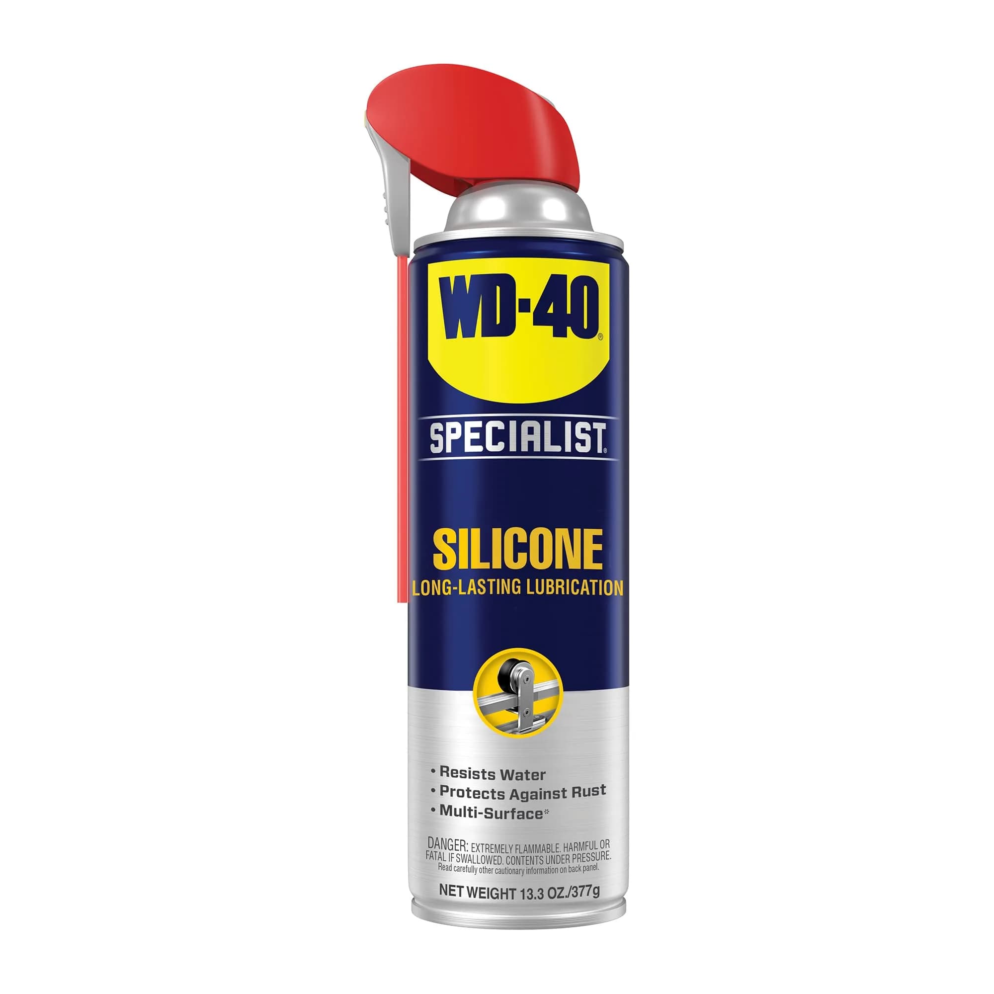 WD-40 Specialist Silicone Dry Lube Spray 390ml (13.3 OZ) 6-Pack | Superior Lubrication for Moving Parts - main product image
