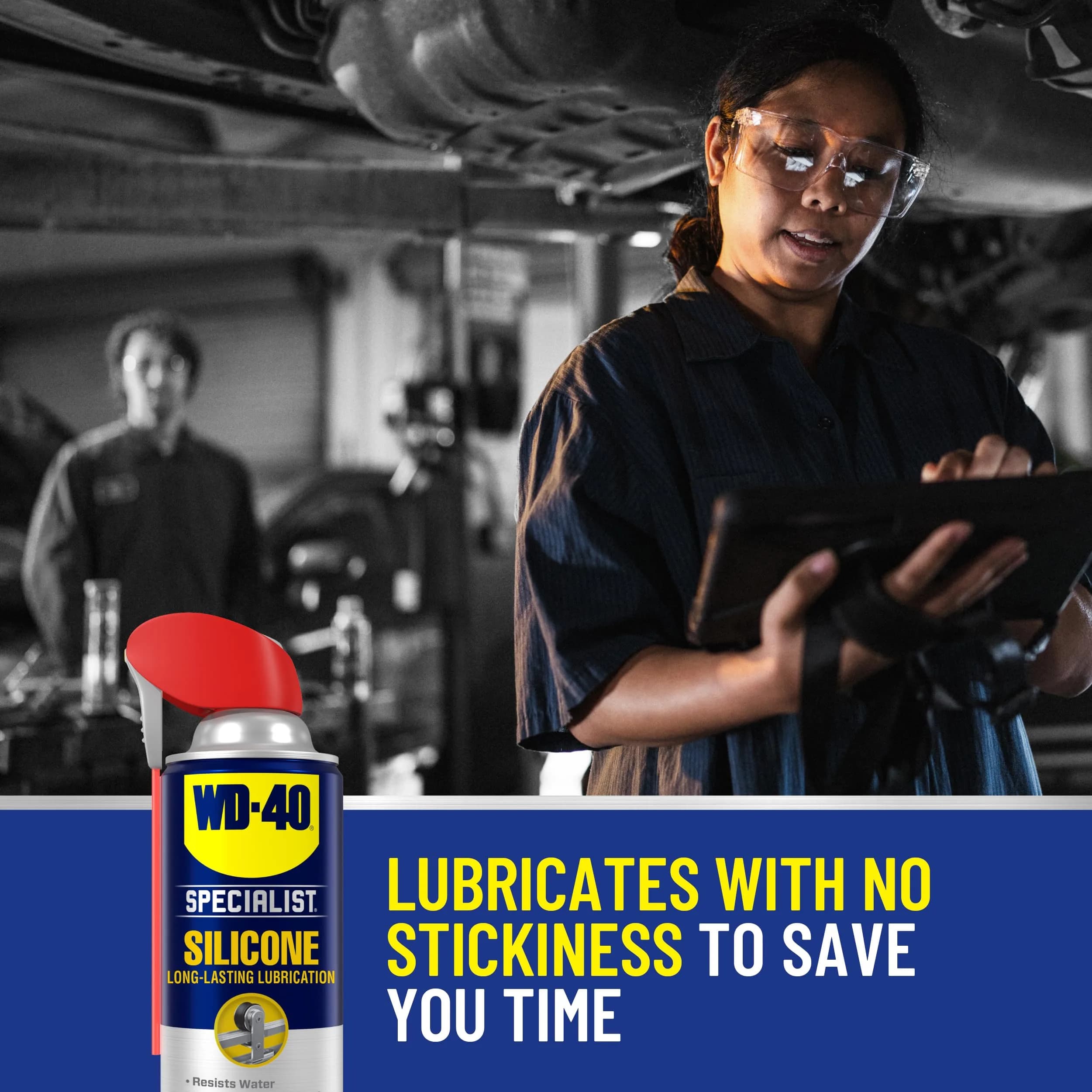 WD-40 Specialist Silicone Dry Lube Spray 390ml (13.3 OZ) 6-Pack | Superior Lubrication for Moving Parts - view 2