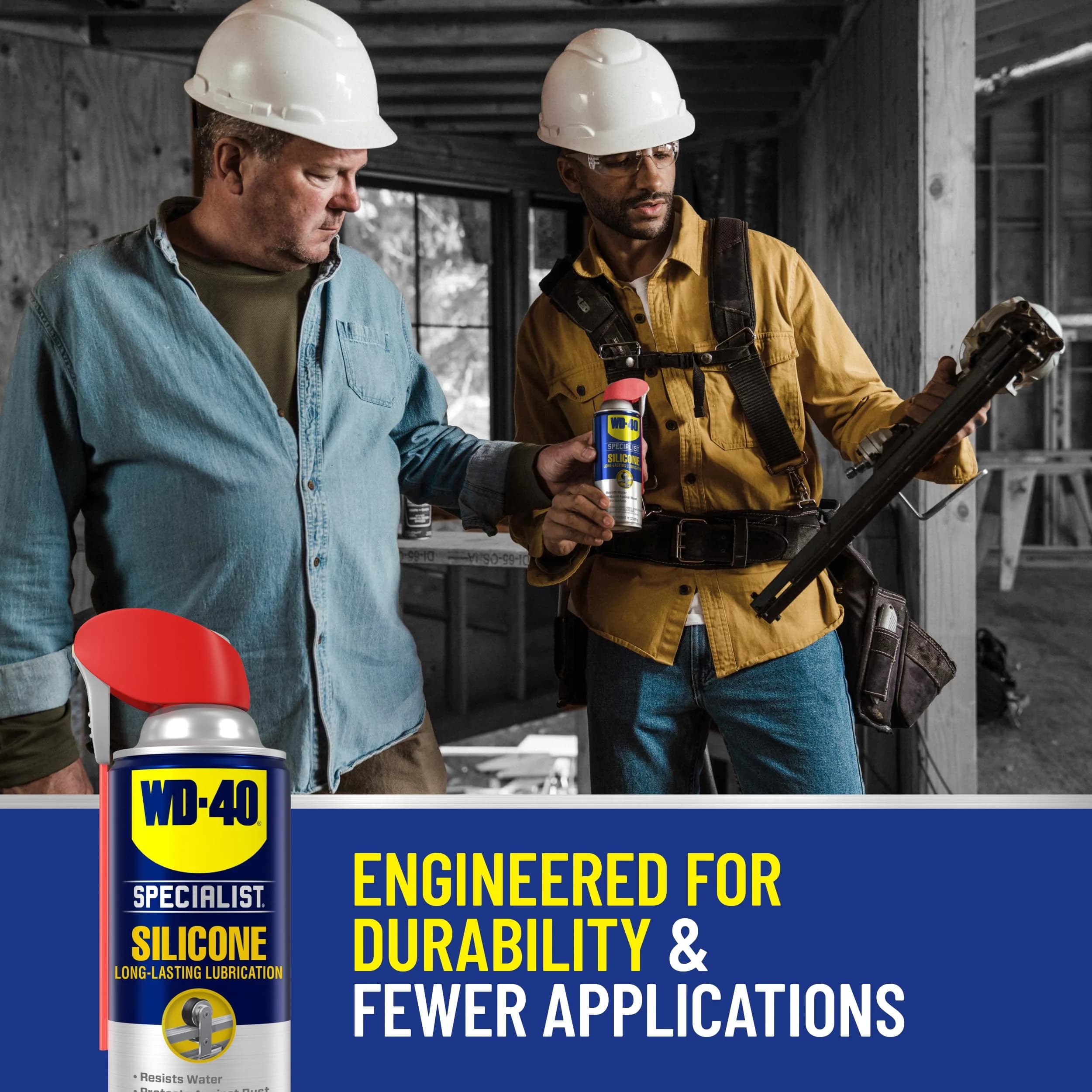 WD-40 Specialist Silicone Dry Lube Spray 390ml (13.3 OZ) 6-Pack | Superior Lubrication for Moving Parts - view 3
