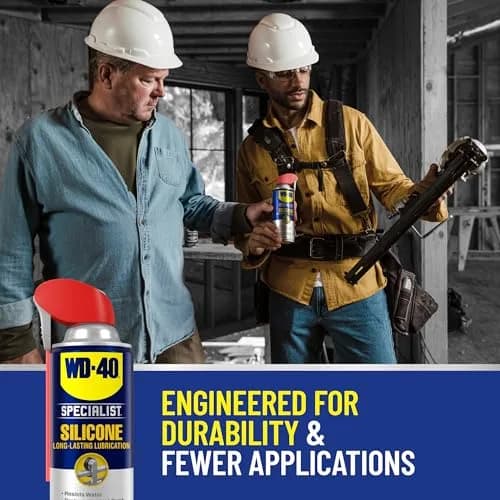WD-40 Specialist Silicone Lubricant Spray 377 ml (13.3 OZ) | Reduces Friction & Wear thumbnail 2