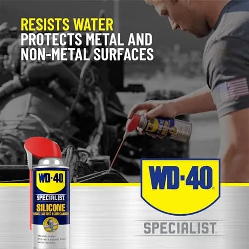WD-40 Specialist Silicone Lubricant Spray 377 ml (13.3 OZ) | Reduces Friction & Wear thumbnail 3