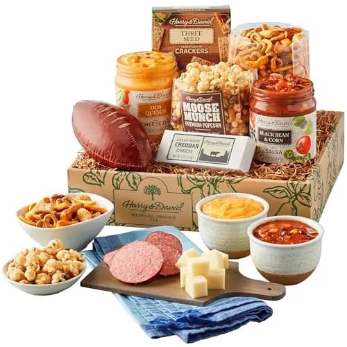 Harry & David Hometeam Snack Box 4 lb 6 oz | Football Season Moose Munch Assorted Snacks thumbnail 1