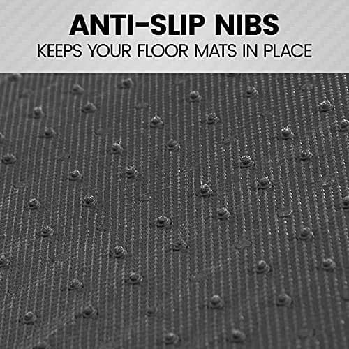 Carbella Waterproof PU Leather Car Floor Mats Beige | Universal Fit for 2005-2026 Models thumbnail 7