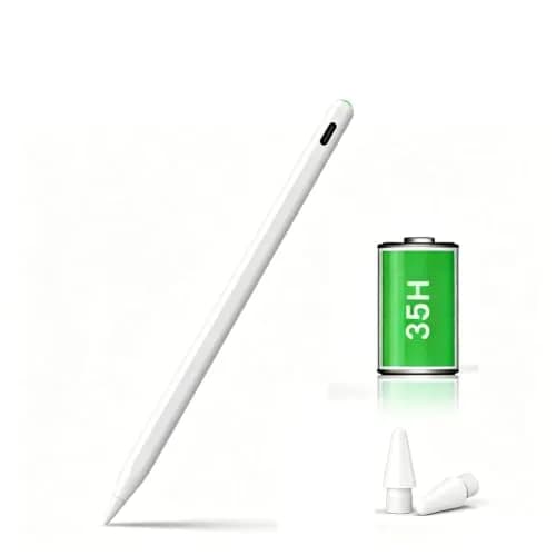 STYLUSHOME Stylus Pen for iPad 2018-2026, 35H Battery, Palm Rejection, Magnetic | Tilt Sensitive, USB-C Fast Charge thumbnail 1