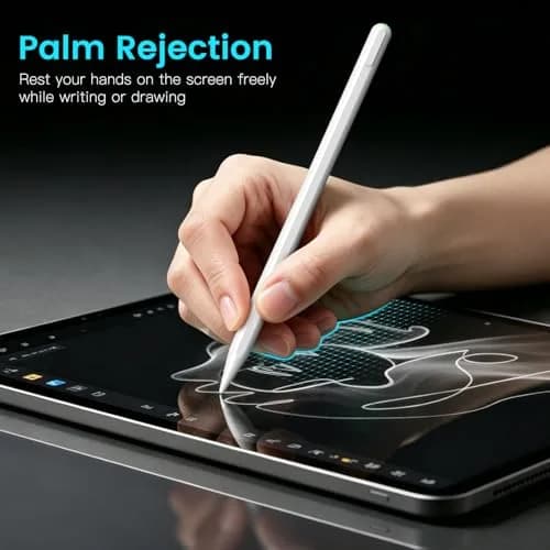STYLUSHOME Stylus Pen for iPad 2018-2026, 35H Battery, Palm Rejection, Magnetic | Tilt Sensitive, USB-C Fast Charge thumbnail 3