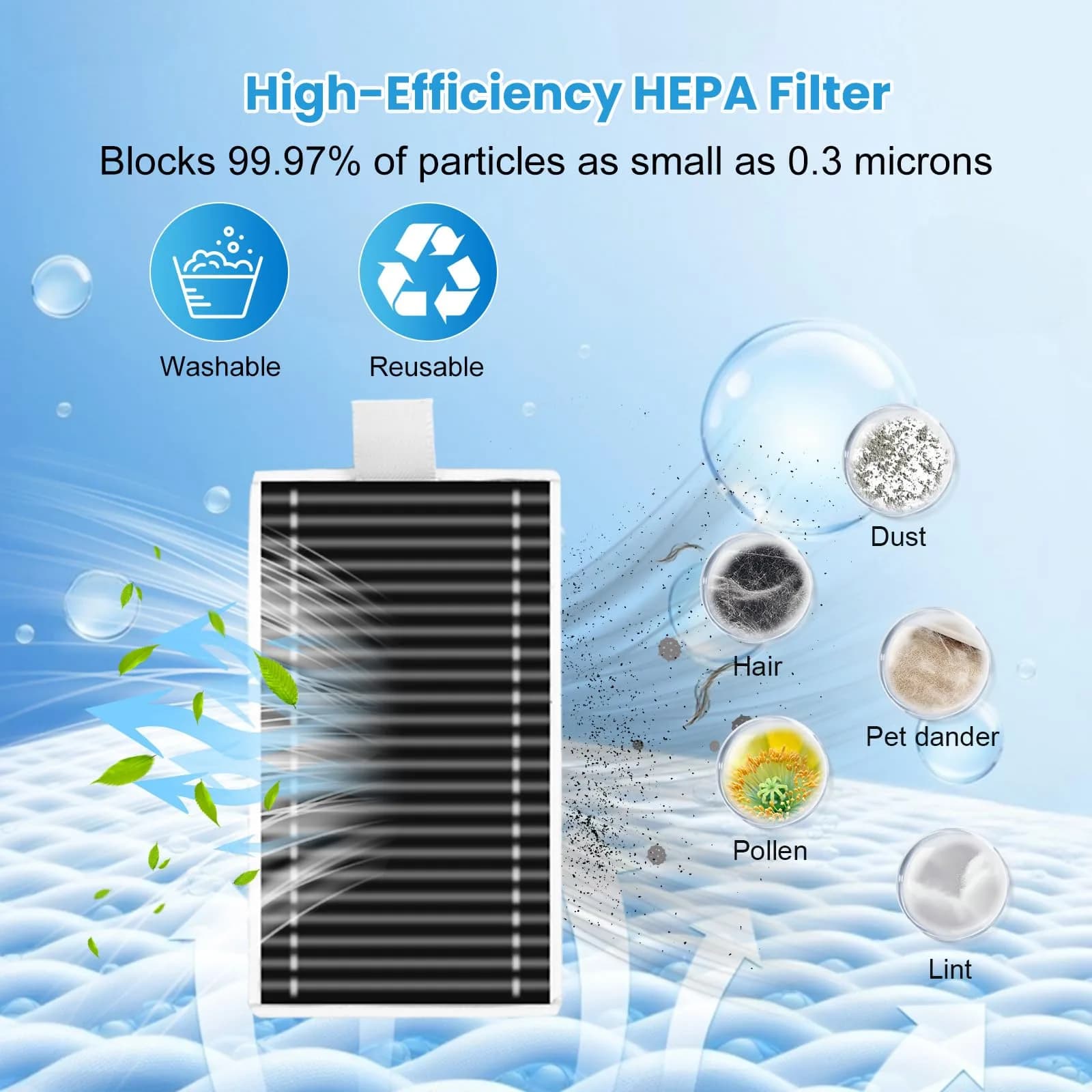 KTNAid 21 Pcs Accessories Kit for ECOVACS DEEBOT T90 PRO Omni Robot Vacuum | Main Brush, HEPA Filters, Side Brushes, Dust Bags, Roller Mops, Cleaning Tool & Screwdriver - view 5