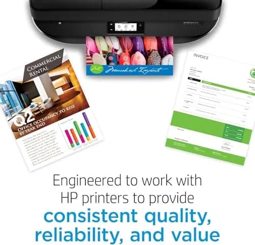 HP 62XL Black / 62 Tri-Color Original Ink Cartridge Bundle (600 Black Pages, 165 Color Pages) | Genuine HP Ink for Envy & OfficeJet Printers thumbnail 8