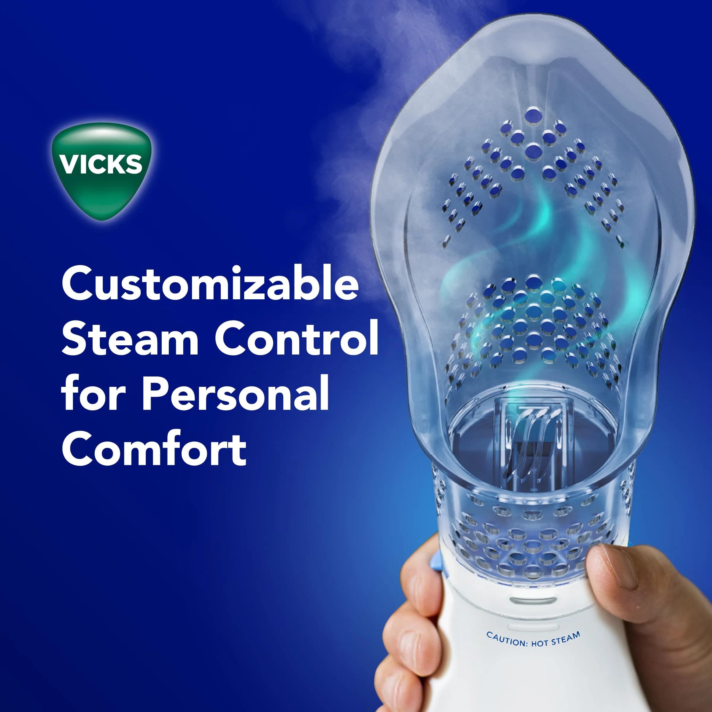 Vicks Sinus Inhaler & VapoPads Original Menthol Scent | Non-Medicated Steam Inhaler for Sinus Relief, Allergies, Congestion, Vocal Steamer (21 Count) - view 7