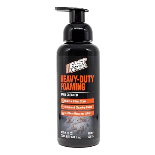 Fast Orange Heavy-Duty Foaming Hand Cleaner 444ml (15 Fl Oz) | Cleans Grease, Grime & Oil thumbnail 1