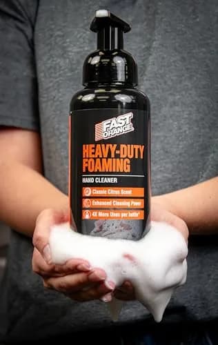 Fast Orange Heavy-Duty Foaming Hand Cleaner 444ml (15 Fl Oz) | Cleans Grease, Grime & Oil thumbnail 4