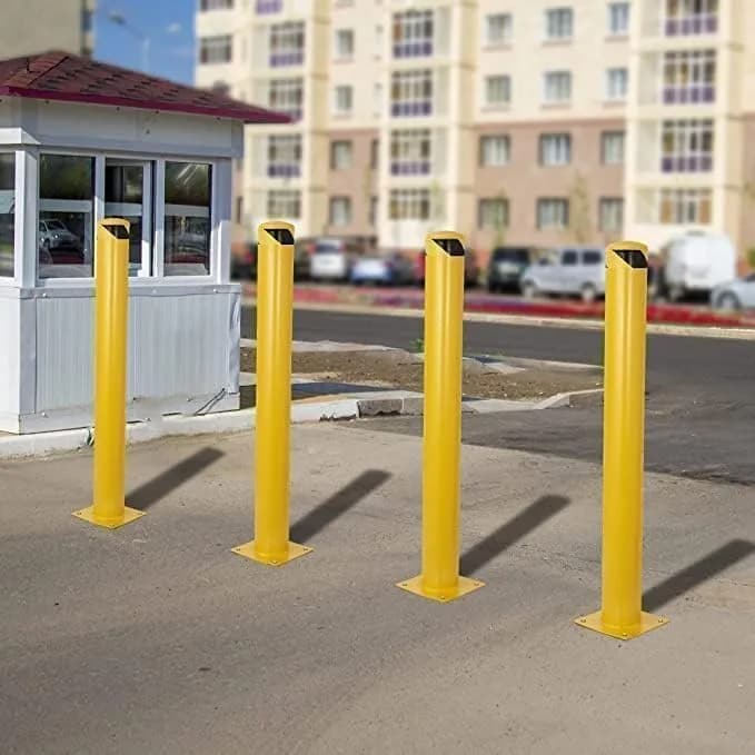 SierraSquad 36 Inch Steel Safety Bollards | Heavy-Duty Impact Barrier for Driveways & Storefronts thumbnail 10