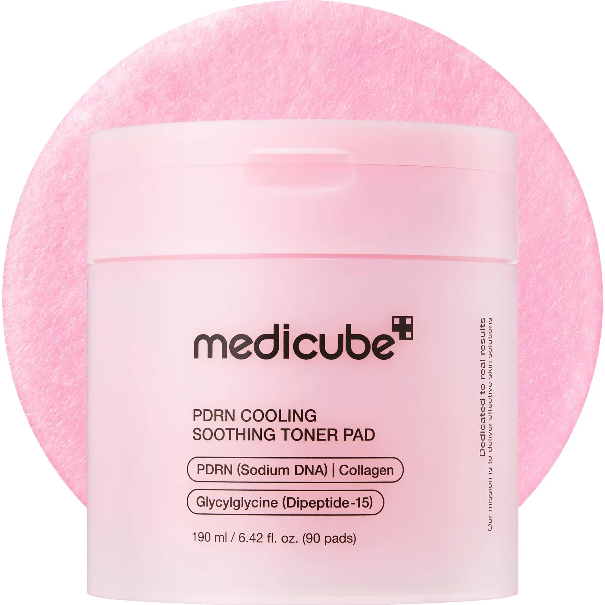 medicube PDRN Cooling Soothing Toner Pads 90 Count | Hydrating Facial Pads for Sensitive Skin - main product image