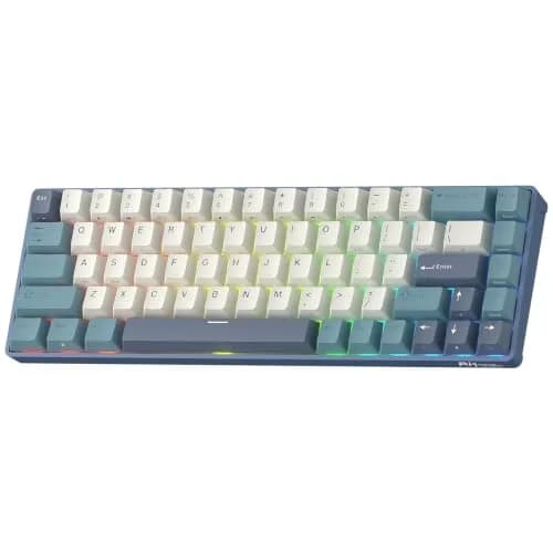 RK ROYAL KLUDGE RK68 65% RGB Wireless Mechanical Keyboard for Gaming, Work | Compact, Tri-Mode Connectivity & Customizable Switches thumbnail 1