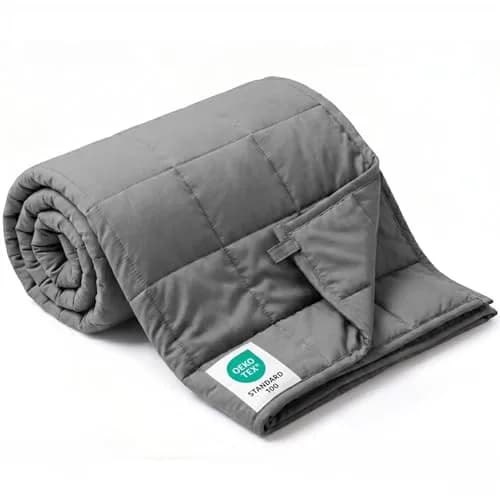 Smart Queen Weighted Blanket for Adults 15 lbs | Breathable Heavy Throw Blanket for 120-160 lbs thumbnail 1
