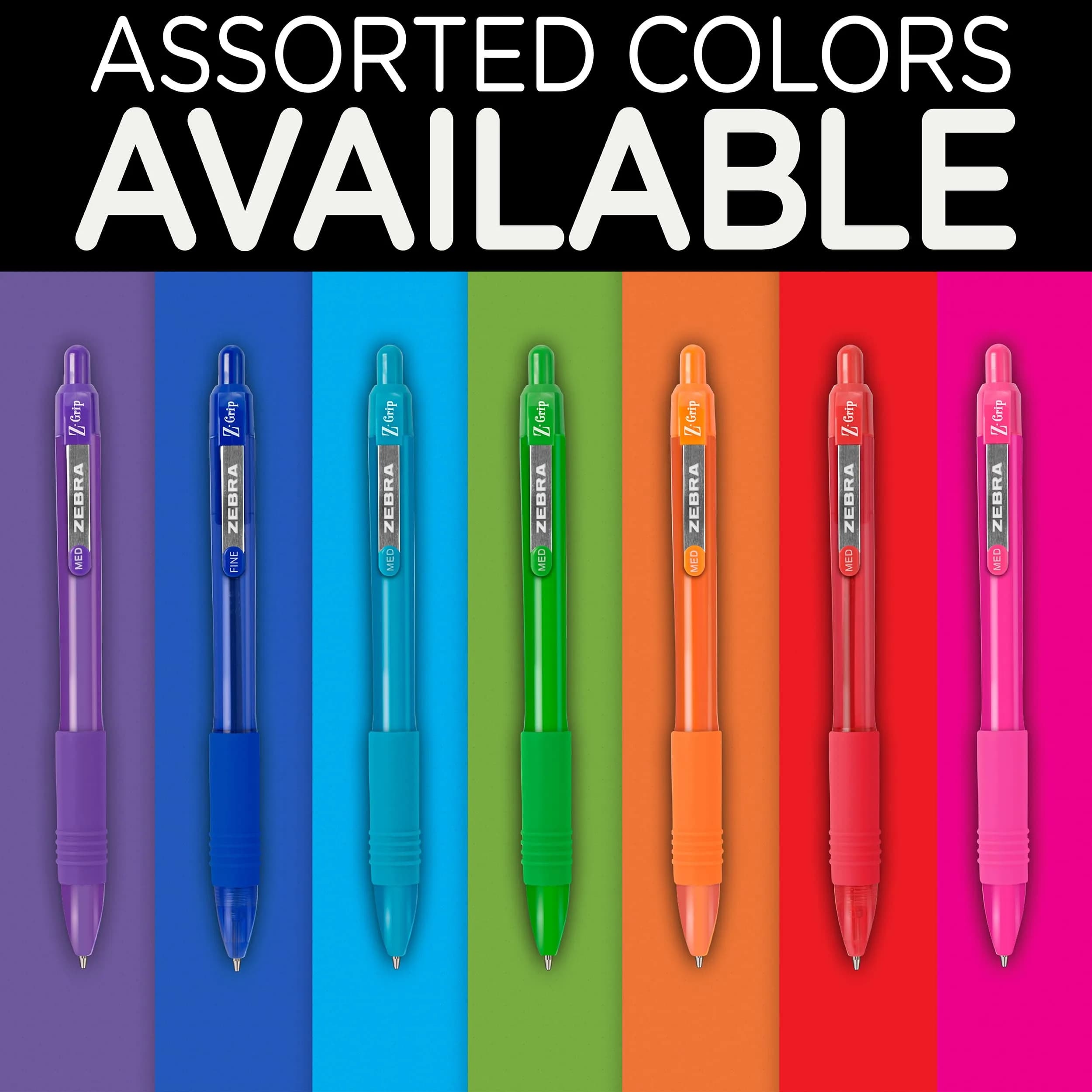 Zebra Pen Z-Grip Recycled Ballpoint Pen, Purple Ink, 1.0mm, 12-Pack | GRS Certified Recycled Material - view 5