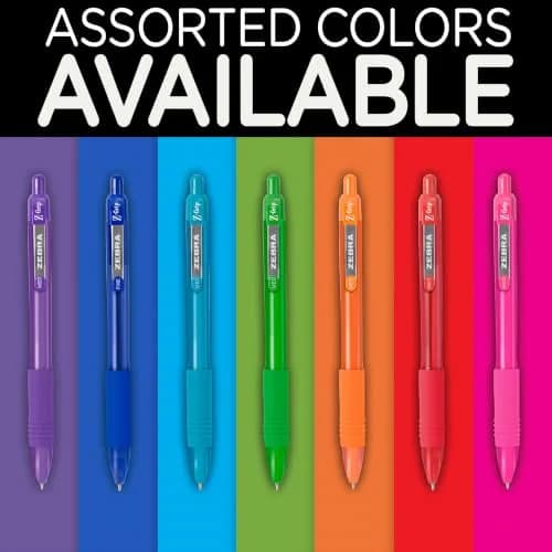 Zebra Pen Z-Grip Recycled Ballpoint Pen, Purple Ink, 1.0mm, 12-Pack | GRS Certified Recycled Material thumbnail 5