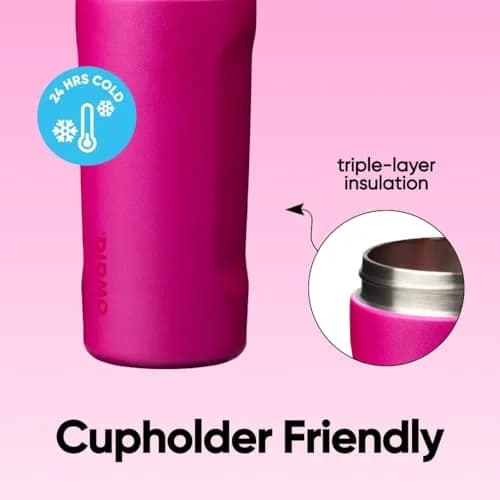 Owala FreeSip Kids Stainless Steel Water Bottle 16 oz Read My Lips | Insulated & Leak-Proof for Daily Hydration - view 4