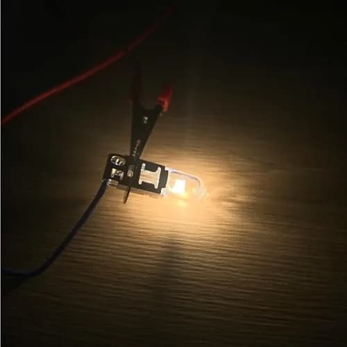ALKOREY H3 12V 55W Car Headlight Bulb 3300K Warm White | Universal Halogen Low/High Beam (70-120 chars) thumbnail 4