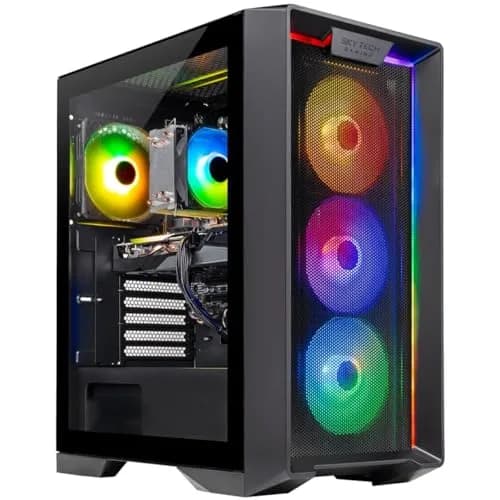 Skytech Gaming Nebula Gaming PC, AMD Ryzen 5 8400F 4.2GHz, AMD RX 9060 8GB VRAM, 1TB NVMe SSD, 32GB DDR5 RAM 5200, Windows 11, Desktop thumbnail 1