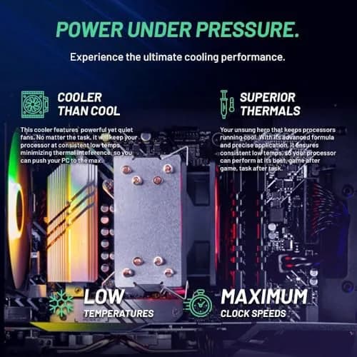 Skytech Gaming Nebula Gaming PC, AMD Ryzen 5 8400F 4.2GHz, AMD RX 9060 8GB VRAM, 1TB NVMe SSD, 32GB DDR5 RAM 5200, Windows 11, Desktop thumbnail 4