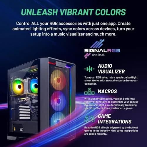 Skytech Gaming Nebula Gaming PC, AMD Ryzen 5 8400F 4.2GHz, AMD RX 9060 8GB VRAM, 1TB NVMe SSD, 32GB DDR5 RAM 5200, Windows 11, Desktop thumbnail 2