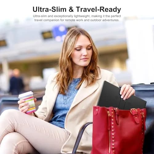 WCV 14 Inch Portable Monitor 1920×1200 IPS | Ultra-Slim Travel Display for Gaming & Work thumbnail 9