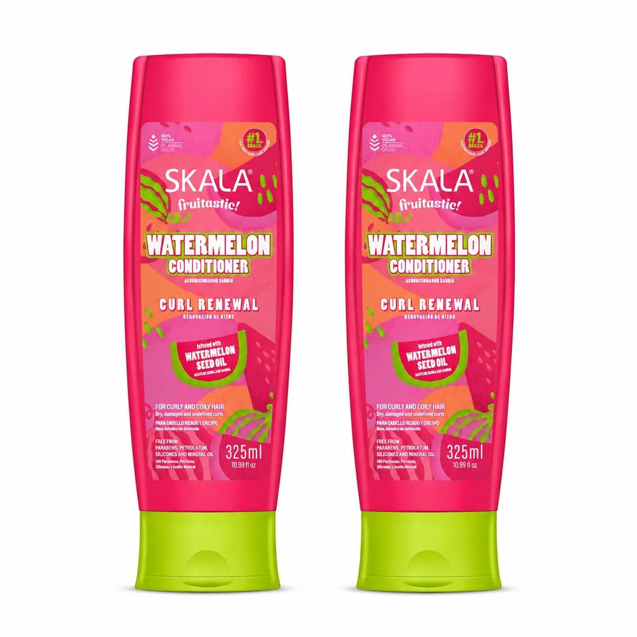 SKALA Watermelon Conditioner for Curly & Coily Hair | Hydration & Deep Conditioning, 325 mL