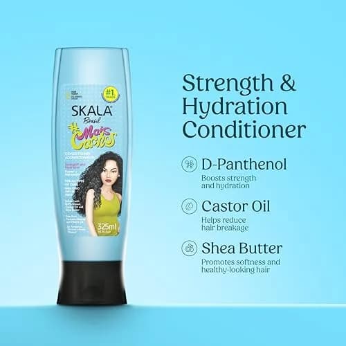 SKALA #Mais Cachos Conditioner for Curly Hair 325 mL | Vegan Shea & Castor Oil Hydration thumbnail 2