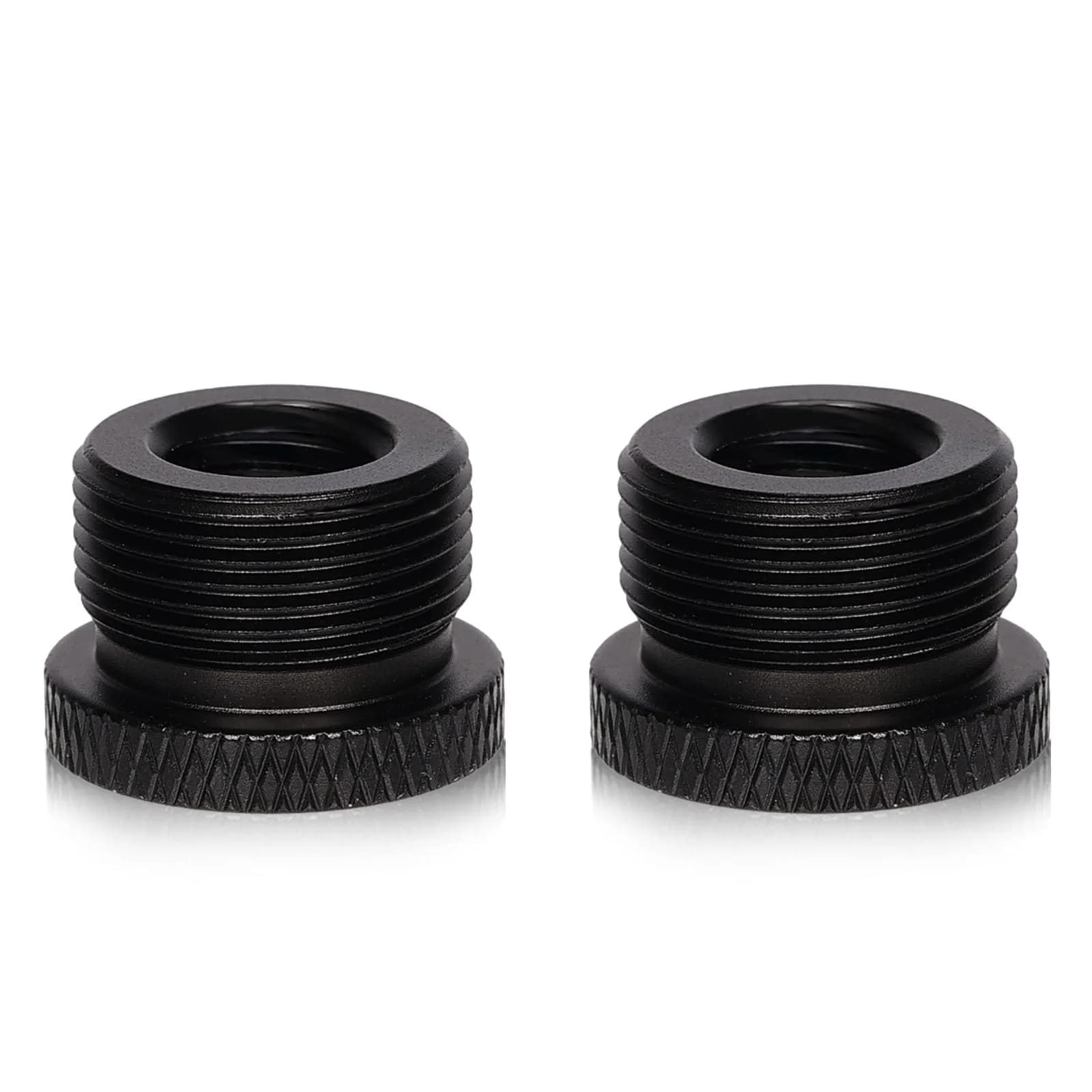 SAVITA 2pcs Mic Foot Adapter 3/8 à 5/8 | Aluminum Mount Accessory for Microphone Stand - main product image