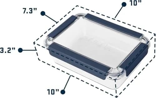 YETI Food Storage Container Large Seafoam | Airtight & Leakproof for Cooler & Kitchen thumbnail 2