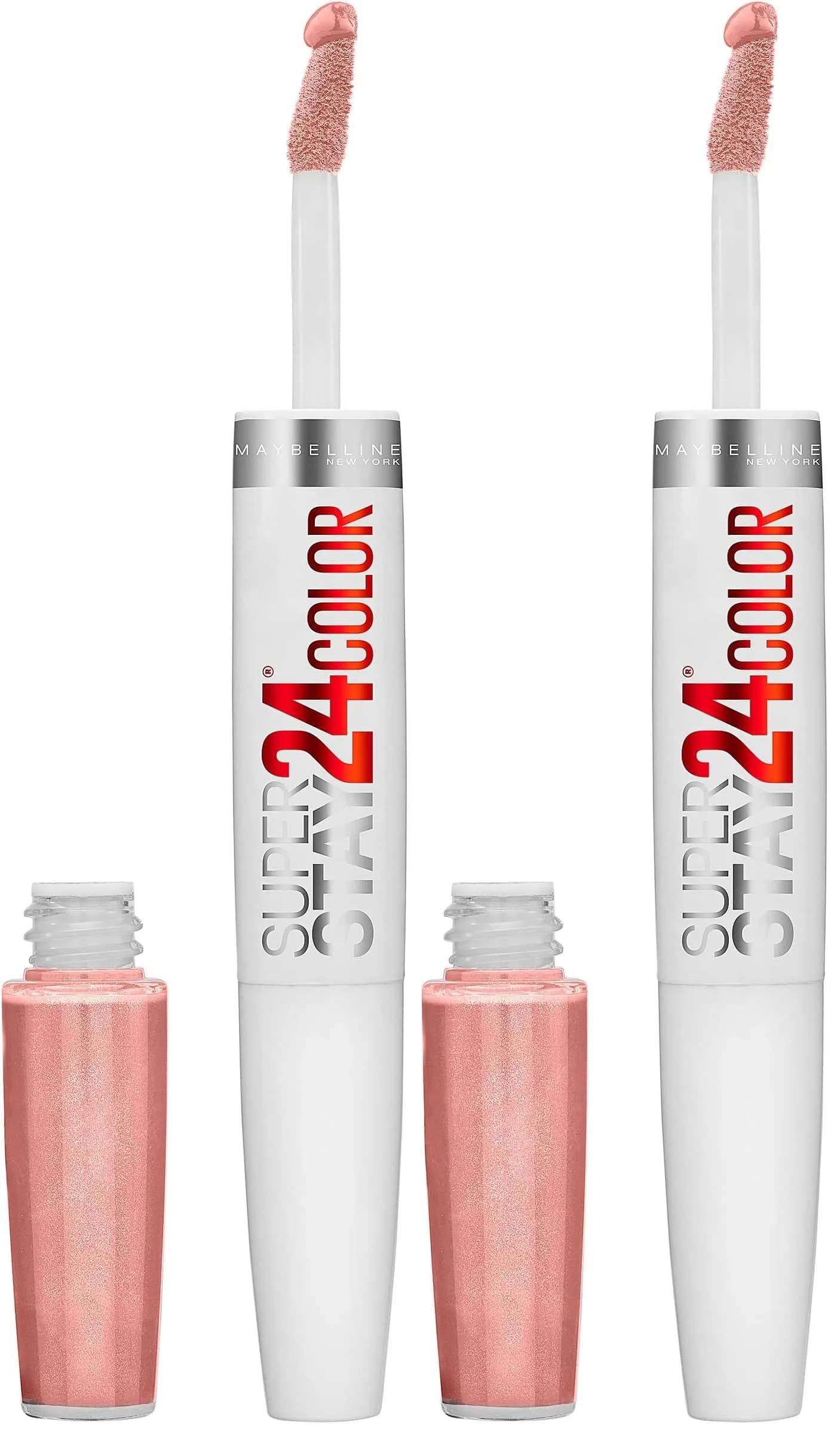 Maybelline Super Stay 24 Liquid Lipstick 136 Constant Toast, Pack of 2 (0.08 Fl Oz Each) - main product image