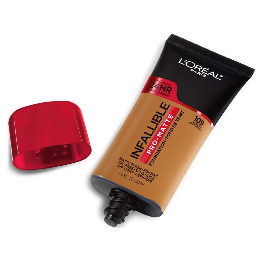 L'Oreal Paris Infallible Pro-Matte Foundation Classic Tan 30ml (1 Fl Oz) | Demi-Matte Finish, 24-Hour Wear - view 2