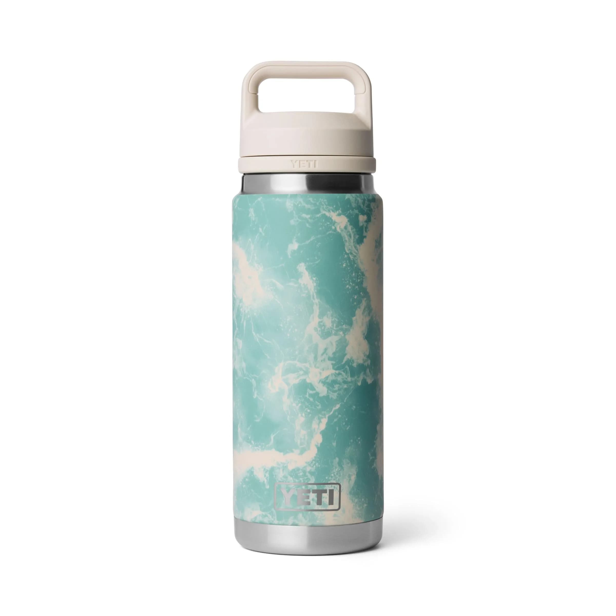 YETI Rambler 26 oz Bottle in Sea View: Insulated Stainless Steel with Chug Cap - main product image